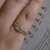 Three Baguette Mini Deco Point Ring, Jennie Kwon, tomfoolery