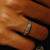 Vora Baguette Gem Silver Signet Ring, VORA by tf, Tomfoolery london