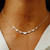 Rayon Mini Half Circle Necklace, RAYON, tomfoolery