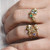 One-Of-A-Kind Gea Ring N2 with Dark Salt & Pepper Diamond, Maria Manola, tomfoolery