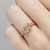 Contrast Cut Diamond Cluster Ring, Ruth Tomlinson, tomfoolery