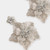 Silver Beaded Earrings, Olivia Dar, tomfoolery