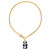 Gold Plated Mini Panda Gummy Bear Bracelet, Maggoosh, tomfoolery