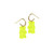 Gold Plated Mini Gummy Bear Hoop Earrings, Maggoosh, tomfoolery
