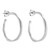 Maggie Silver Hoop Earrings, Karen Hallam, tomfoolery