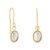  Oval Pearl Bezel Drop Earrings, tf House - Beaded, tomfoolery
