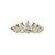 Pear Diamond Engagement Ring with Five Gradient Diamonds, Artemer, tomfoolery