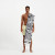Fouta Cotton Towel in Sumatra Black & White, Inoui Editions, tomfoolery