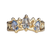 Triple Blue Sapphire Mermaid Crown Ring, Alice Clarke, tomfoolery
