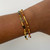 Smarties Gold Plated Beaded Bracelet with Ruby, Carnelian & Labradorite, Mary Gaitani, tomfoolery