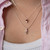 Gea Column Necklace in Silver with Pink Tourmaline, Maria Manola, tomfoolery
