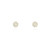 Mini Moon Disc Studs, Momocreatura, tomfoolery