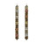 Rainbow Flower Long Mesh Drop Earrings, Maral Rapp, tomfoolery