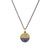 Oxidised Silver, Gold & Diamond Scatter Pendant, Apostolos, tomfoolery