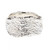 Wide Chunky Silver Plane Ring, Issy White, tomfoolery