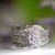 Wide Chunky Silver Plane Ring, Issy White, tomfoolery