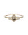 Three Stone Champagne & White Diamond Ring, Jennie Kwon, Tomfoolery London