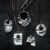 "Naazc" Textured Tin Pendant, Fred Duvergé, tomfoolery