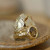 Athena Gold Textured Arch Ring, Mia Chicco, tomfoolery