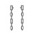 Dress Gunmetal Crystal Drop Earrings, tf House - Dress, tomfoolery