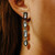 Dress Gunmetal Crystal Drop Earrings, tf House - Dress, tomfoolery