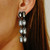 Dress Gunmetal Crystal Statement Drop Earrings, tf House - Dress, tomfoolery
