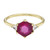 Trio Hex Ruby & Diamond Ring, tf House - Infinite, tomfoolery