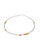 Silver & Gold Plated Textured Oval Necklace, Deco Echo, tomfoolery