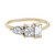 Trio Baguette Cut White Diamond Three Stone Ring, tf House - Infinite, tomfoolery