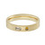 14ct Yellow Gold Muse Multi Diamond Flat Court Ring, tf House - Muse, tomfoolery