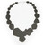 Carli Brew Recycled Laminate Necklace in White & Gold, Zulay & Stephanie Smith, tomfoolery