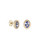 Solo Bezel Set Tanzanite Studs, tf House - Infinite, tomfoolery