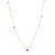 Scatter Diamond & Ruby Necklace, tf House - Infinite, tomfoolery