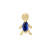 Mini Moi Marquise Gemstone Studs, metier by tomfoolery