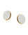 Silver & Gold Double Disc Round Studs, Deco Echo, tomfoolery