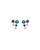 Scatter Cascading Blue Sapphire Studs, tf House - Infinite, tomfoolery