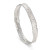 Wave Textured Silver Bangle, Emily Nixon, tomfoolery