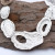 One-Of-A-Kind London Plane Silver Statement Necklace, Issy White, tomfoolery