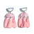 Pink Tassle Drop Earrings, Kingston, tomfoolery