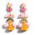 Yellow Pom Pom Drop Earrings, Kingston, tomfoolery