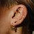 Multi Claw Duo Gemstone Stud, metier by tomfoolery
