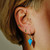 Multi Claw Duo Gemstone Stud, metier by tomfoolery