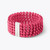 Raspberry Pink 3D Printed Wide Geometric Bracelet, Bolternstern, tomfoolery