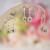 Gold Gemstone Dahlia Drop Earrings