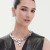 Acrylic Reflections Statement V Necklace, Iskin Sisters, tomfoolery