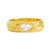 One-Of-A-Kind Marquise Diamond Engraved Gypsy Band, Diana Mitchell, tomfoolery