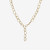 Gold Lily Chain Link Necklace, Sarah Straussberg, tomfoolery