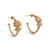 Gold Bestia Hoops, DMD Metal, tomfoolery