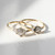 TRIO Hex Grey Diamond & White Diamond Ring, tf house - Infinite, tomfoolery