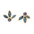 One-Of-A-Kind Mixed Marquise Aquamarine & Sapphire Studs, Shimara Carlow, tomfoolery
